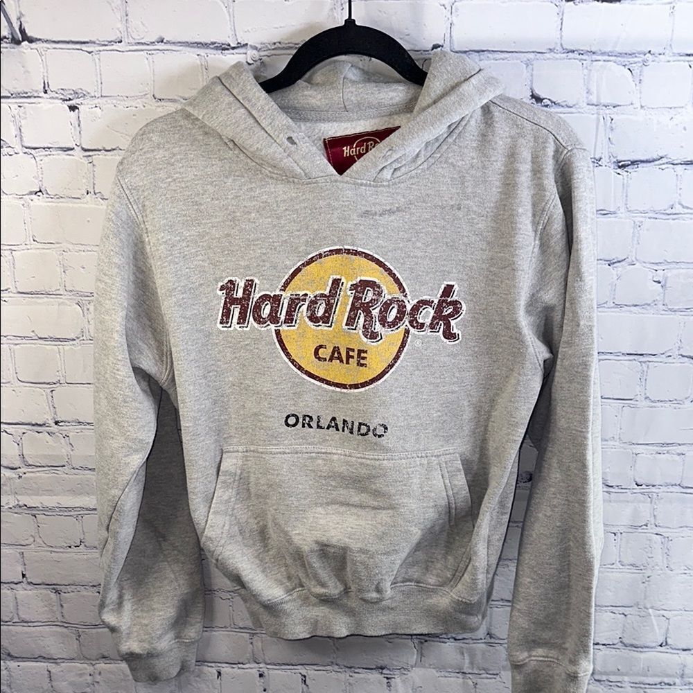 Hard Rock Cafe Gray Hoodie Sweater